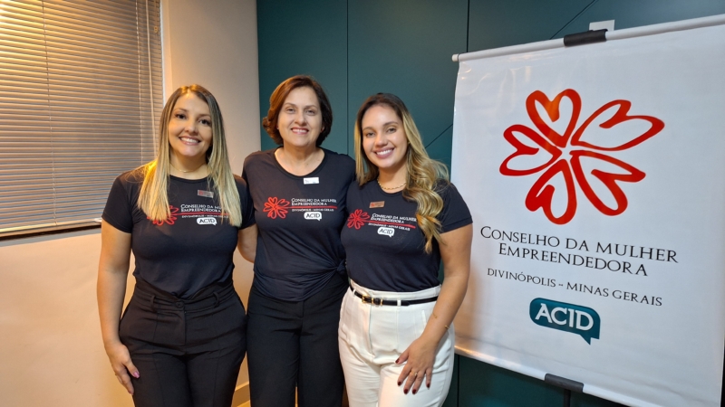 Diretoria CME: Viviane Azevedo, Alexandra Galvão e Marcela Morato